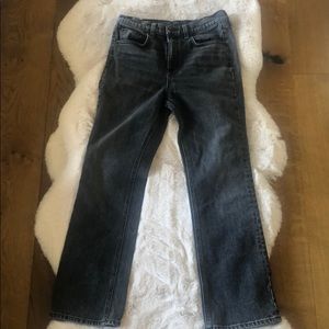 Rag & Bone Grey Crop Jeans